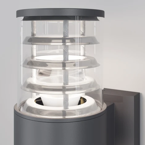 Настенный светильник уличный Maytoni Bronx O576WL-02GR (220V, круглые, IP54)