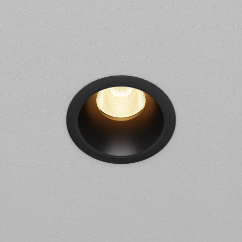 Встраиваемый светильник Maytoni Dip DL115-10W-2.7K-B (LED, 220V, круглые)
