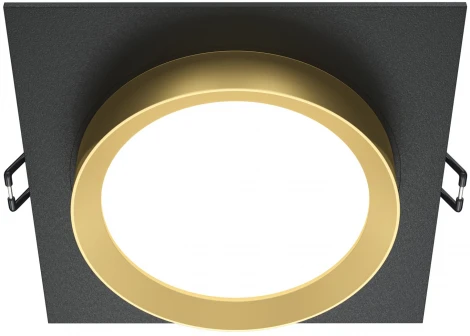 Встраиваемый светильник Hoop GX53 1x15Вт Maytoni Technical DL086-GX53-SQ-BG (220V, круглые)