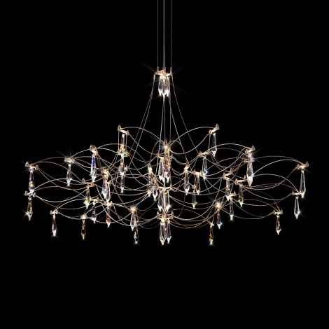 Подвесная люстра светодиодная Loft It Mira 10590/1000 Silver Asfour