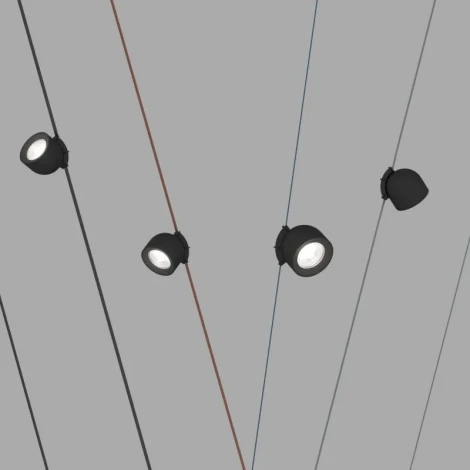 Трековый светильник 48V Denkirs Belty Spot DK5540-BK (LED)