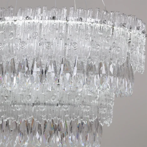 Подвесная люстра хрустальная светодиодная Reluce 08806-0.4-02