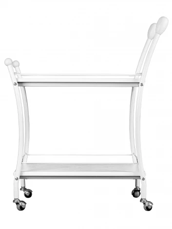Стол сервировочный Марко белый/белый Mebelik 009738