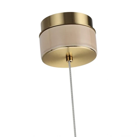 Подвесной светильник светодиодный Odeon Light Lulu 5453/6L светлая бронза/бежевый/металл/керамика/акрил LED 6W 3000K
