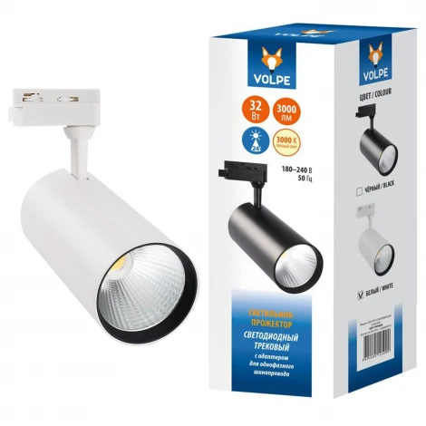 Трековый светильник Volpe ULB-Q276 32W/4000К WHITE (LED, 220V)