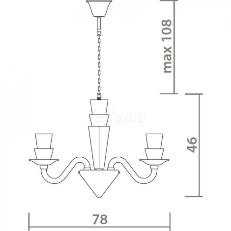 Подвесная люстра Divinare Susana 5122/09 LM-8