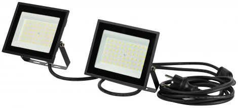 Прожектор уличный светодиодный двойной 2х50Вт ЭРА LPR-023-0-65K-2х50