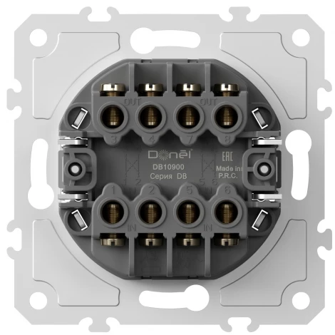 Механизм выключателя двухклавишного перекрестного Donel DB DB10900
