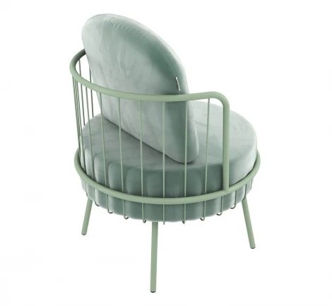 Кресло Sheffilton SHT-AMS123 нежная мята/мятный 9376647101