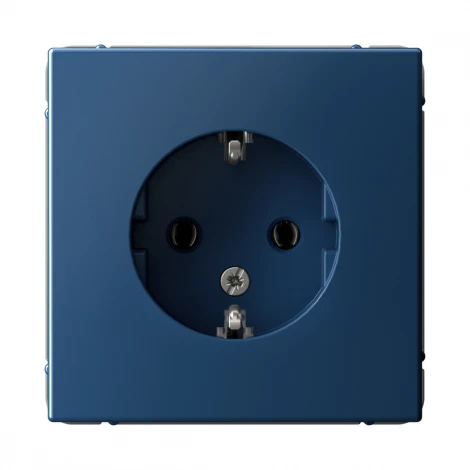 Розетка с заземлением (аквамарин) Systeme Electric GAL001143
