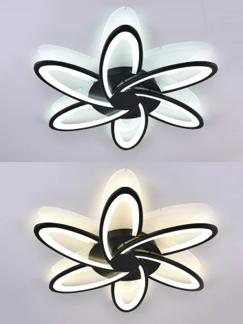 Потолочная люстра Natali Kovaltseva HIGH-TECH LED LAMPS 82008 BLACK