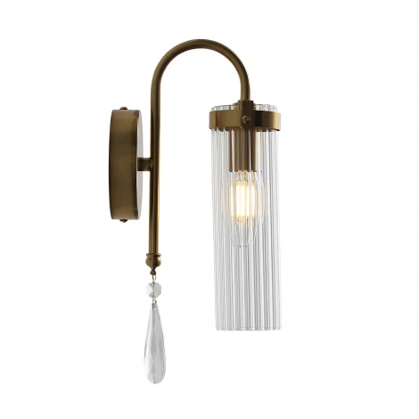 Бра ST Luce Люминера SL1401.301.01 латунь/прозрачный E14*1 40W