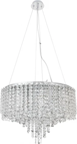 Подвесная люстра Stilfort Rain of Crystal 2187/09/12P (220V, хрусталь, на тросе)