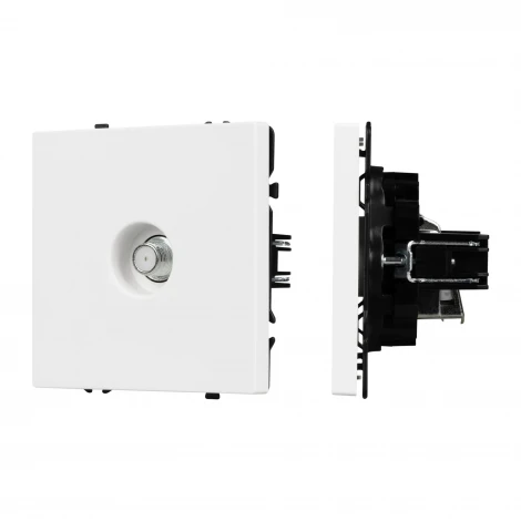Розетка ARL NOBE спутник софт-тач белый кварц SCT-MST1-SFPL-WH (SAT) (Arlight,) 054296(1)
