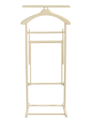 Вешалка костюмная складная В 21Н слоновая кость Mebelik 009625