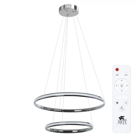 Подвесной светильник ярусный Arte Lamp Meridiana A2198SP-2CC (LED, 220V, пульт управления, на тросе)