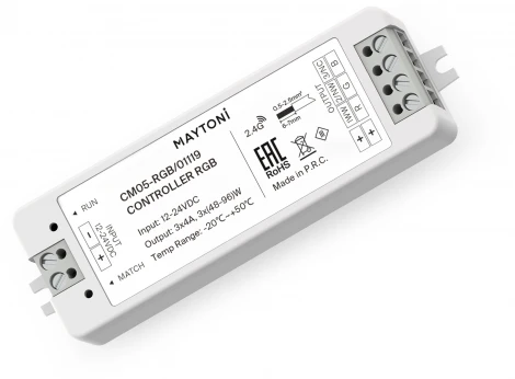 Контроллер для светодиодной ленты Maytoni RGB 144Вт/288Вт 01119