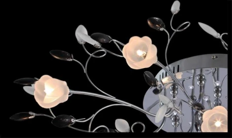 Потолочная люстра Eurosvet 5122 5122/16 хром/белый