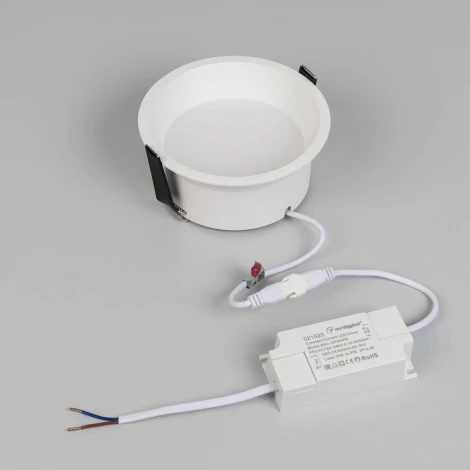 Светильник встроенный MS-BREEZE-BUILT-R125-16W Day4000 (WH, 90 deg, 230V) (Arlight, IP20 Металл) 035613(1)