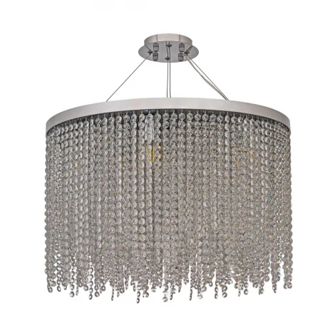 Подвесная люстра хрустальная Dio D`arte Gaby Nickel Gaby E 1.5.60.100 N (220V, на тросе)