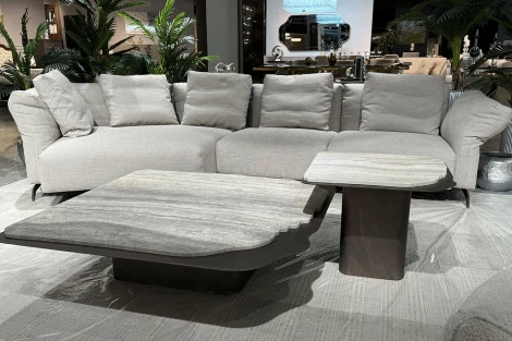 Стол журнальный Травертин (Travertine) 60*60*48см Garda Decor 58DB-04056
