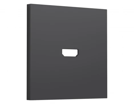 Лицевая панель SIGMA (Графит Мягкое касание) для HDMI розетки Ambrella Volt QUANT PRO SP9140