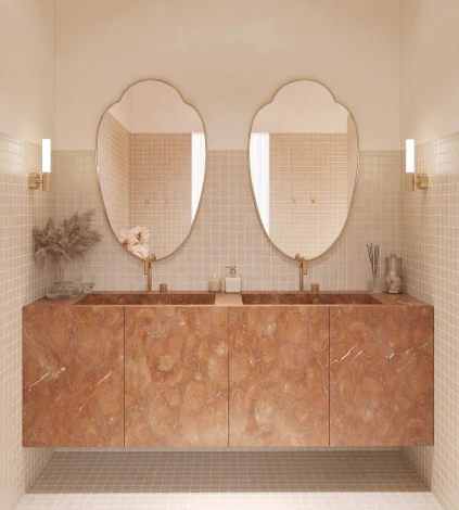 Milis Gold Зеркало в тонкой раме Smal Art-Zerkalo SM130GL 13749