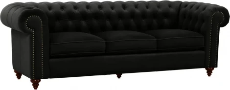 Диван Chester Classic ОГОГО (арт.344519), (Ткань/Черный)