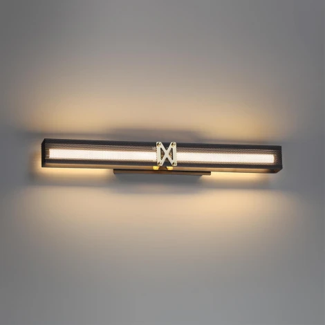 Подвесной светильник Odeon Light Mesh 7083/20L черный/золото/металл/акрил LED 20W 3000K 220V MESH (на проводе)