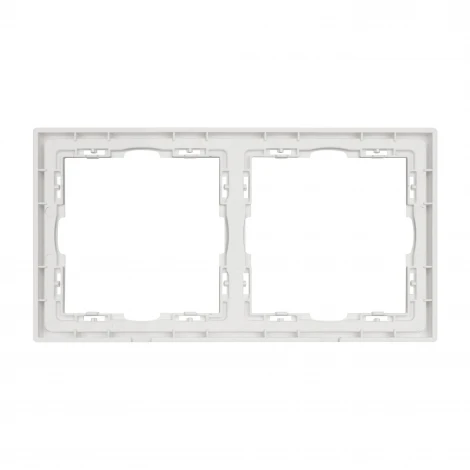 Рамка пластиковая FRM-NOBE-SFPL-2-IS (Arlight, Никель) 059457