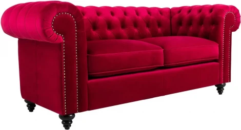 Диван Chester Classic ОГОГО (арт.329618), (Ткань/Бордовый)