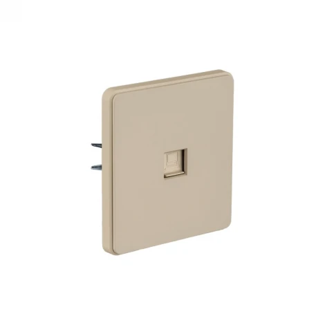 Розетка компьютерная RJ45 кат6 с/у шелк Kranz Round KR-78-0724-7