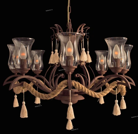 Подвесная люстра Arte Lamp Galeone A8989LM-8BR
