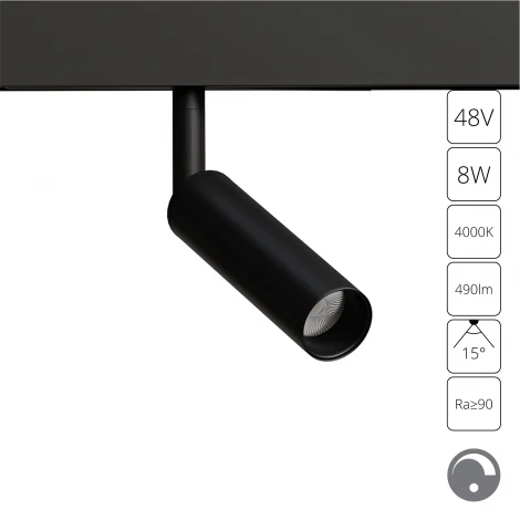 Трековый светильник магнитный 48V Linea A4680PL-1BK Arte Lamp (LED, круглые)