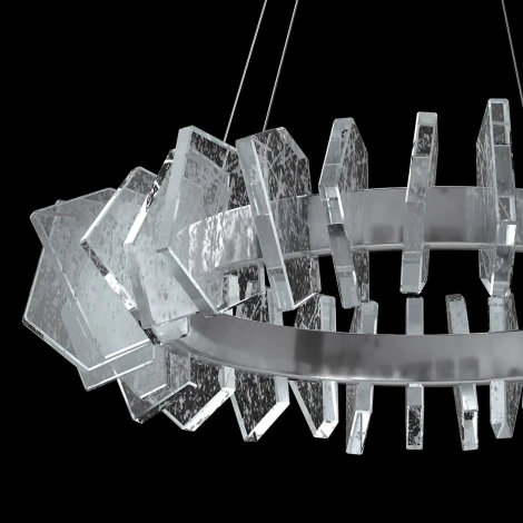 Подвесная люстра светодиодная Fluorite Celeste Chrome FL1177-6P