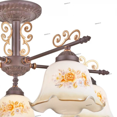 Потолочная люстра Arte Lamp Aroma A6582PL-5BR