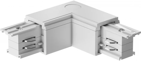 Коннектор угловой внешний Trinity белый (трехфазный) Maytoni Technical TRA005CL-31W-L (220V)