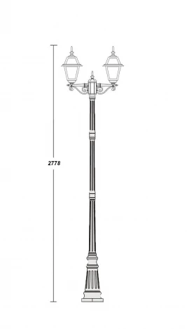 Наземный фонарь Oasis Light Faro Lgg 91110АLgg