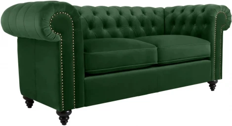 Диван Chester Classic ОГОГО (арт.344533), (Ткань/Зеленый)