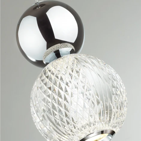 Подвесной светильник Crystal 5007/7L Odeon Light (LED, 220V, на проводе, шарики)