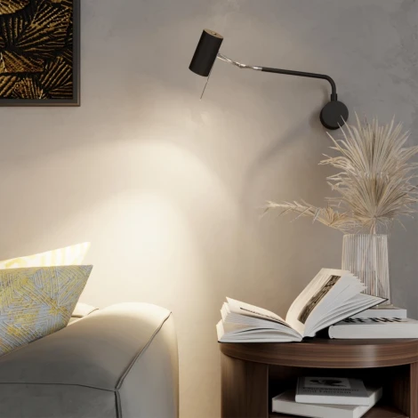 Бра на гибкой ножке Gigi 4381/1W Odeon Light (220V, выключатель, для чтения)