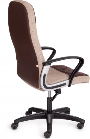 Кресло ADVANCE ткань/кож/зам, светло-коричневый/коричневый, фостер 03/36-36 Tetchair 15361