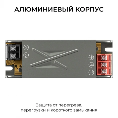 Блок питания для светодиодной ленты 12В Apeyron 03-250