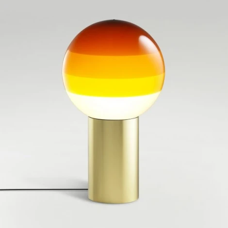 Настольная лампа Dipping Light S янтарный-матовая латунь Marset A691-451-3015-27K (085699)