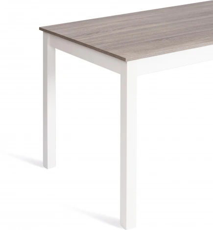 Обеденный комплект Хадсон (стол + 4 стула)/ Hudson Dining Set (mod.0104) (МДФ /Белый,Серый)