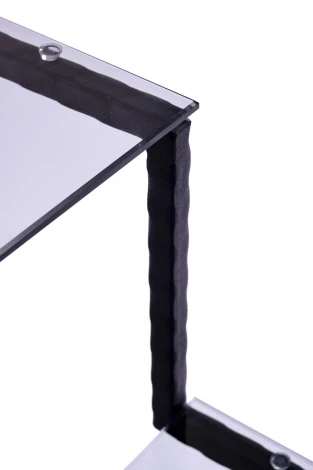 Консольный стол AllConsoles 1012-CB loft grey черный муар