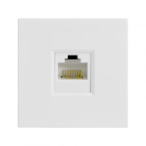 Розетка Ethernet RJ-45 (белый) Systeme Electric W45 RIN-144K5E-B