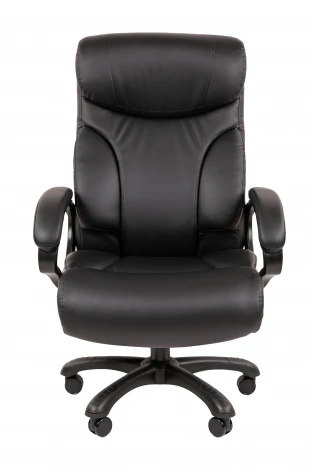 Офисное кресло Chairman 401 Россия экокожа черная 7217538