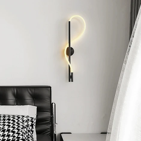 Настенный светильник с гибким неоном Lightera Tura LE103W-90B (LED, 220V)