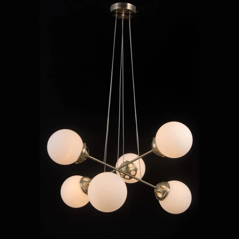 Подвесной светильник Natali Kovaltseva Molecule 81047-6C ANTIQUE BRASS